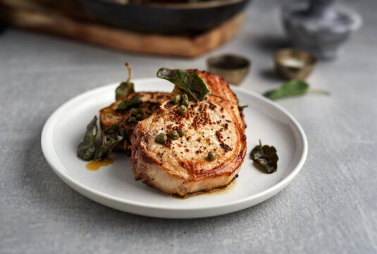 porkchop with sage.