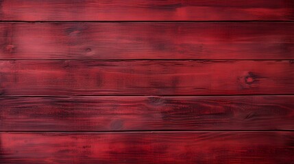 Close up of dark red painted wooden Planks. Wooden Background Texture
