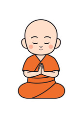 Tranquil Buddha Vector Art: Serene Buddhist Illustrations