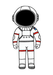 Exploratory Astronaut Vector Art: Captivating Space Travel Illustrations