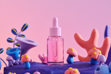 Trendy for social media banners, promotion, cosmetic product show