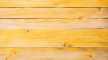Fototapeta premium Close up of light yellow painted wooden Planks. Wooden Background Texture 