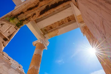 Rucksack Parthenon, Acropolis, UNESCO World Heritage Site, Athens, Attica, Greece, Europe © AdobeTim82