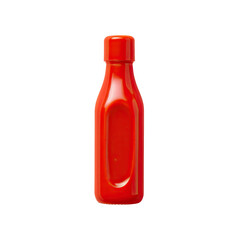 transparent background top down view of delicious ketchup