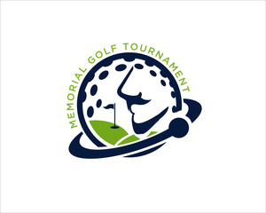 professional golf community logo designs simple modern for high class