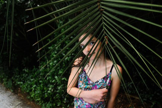 Portrait of tween girl