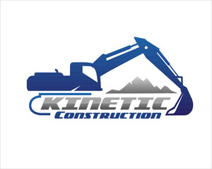 excavator rental logo designs for construction and builder logo © astara19