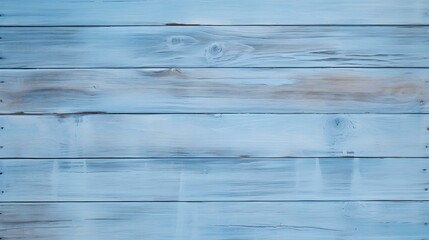 Fototapeta premium Close up of sky blue painted wooden Planks. Wooden Background Texture 