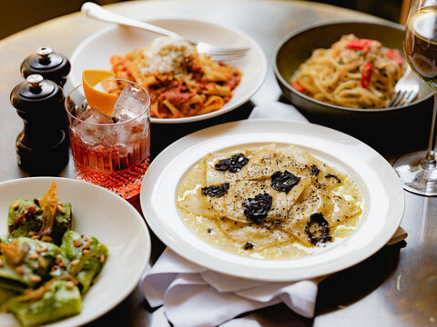 Selection of pasta 