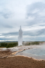 geyser in park national park