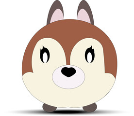 Cute cartoon vector. This captivating artwork brings vibrant colors and intricate details to life.Vector wildlife and botanical style.