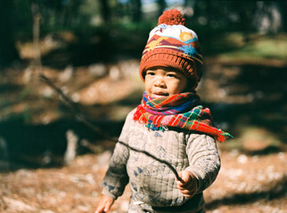 Portrait of a toddler boy