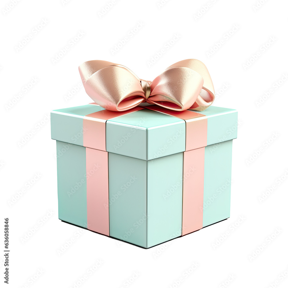 Canvas Prints transparent background isolated gift box