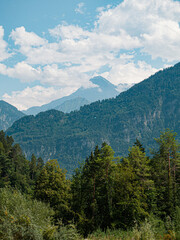 Thunersee with Mountainrange and Eiger North Face in the back