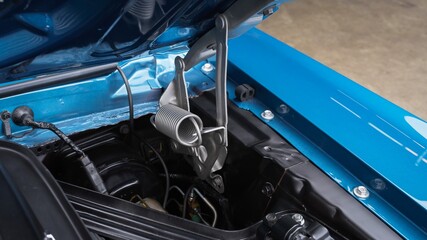 Hood hinge spring