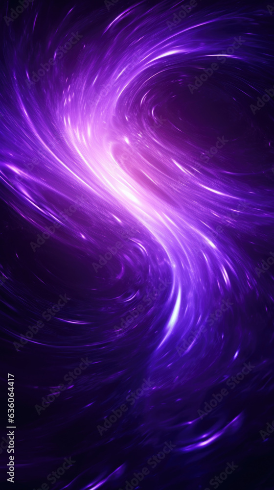 Poster a swirling mesmerizing pattern of light and dark that seems to float endlessly in an infinite loop a