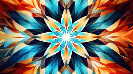 An animated sepiacolored kaleidoscope that creates an everchanging pattern of distorted shapes. Abstract wallpaper backgroun