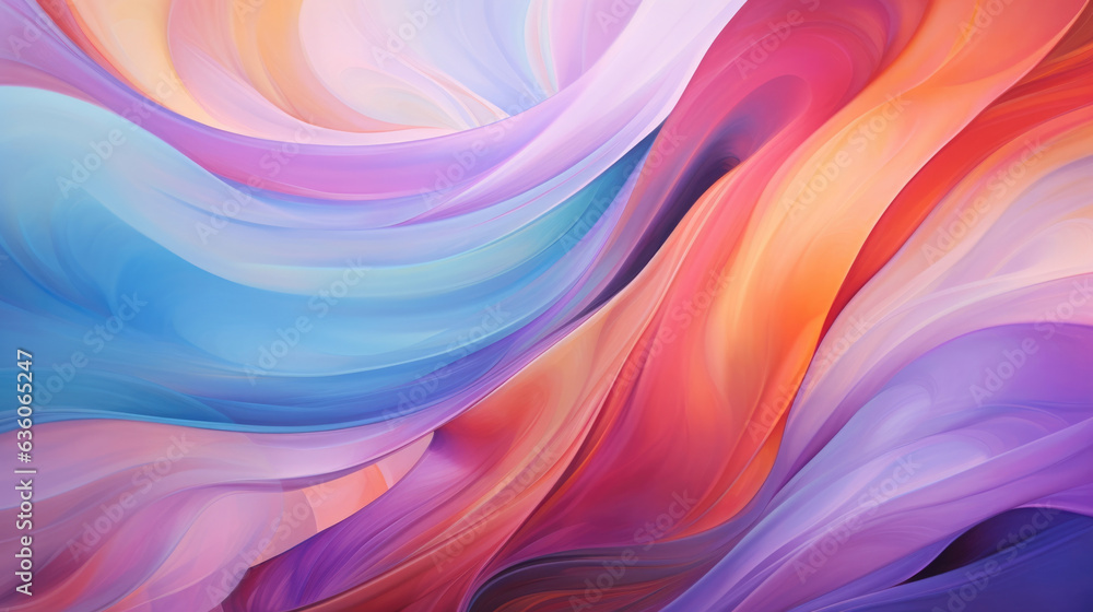 Aufkleber A gradient of shifting colors that blend from one hue to another while suggesting the feeling of a cool Abstract wallpaper backgroun