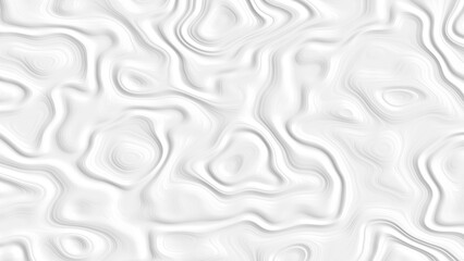white background 3d abstract illustration, liquid marble and wavy surface flowing. can be used to represent 3d satisfying animation, video wallpaper or modern texture template