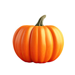 Obraz premium Pumpkin alone against transparent background