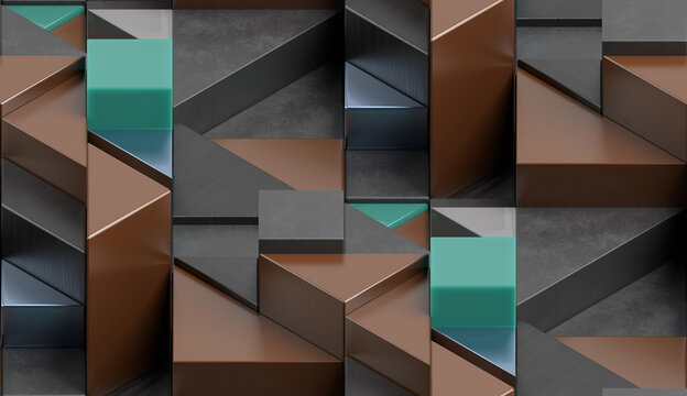 Mosaic pattern design.
