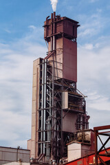 Large briquetted iron making furnace