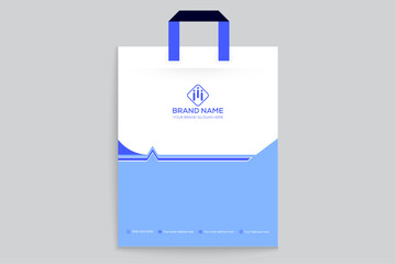 Professional shopping bag mockup