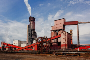 Large briquetted iron making furnace