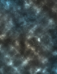 Winter galaxy sky