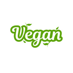 Vegan Logo PLANTS - Graphic Design