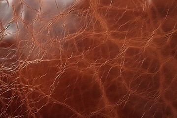 Orange Leather Texture Background. Created With Generative AI Technology