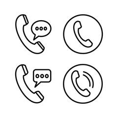 Call icon vector. phone icon vector