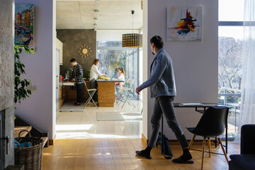 Ordinary life chore immediate family housekeeping day off domesticity