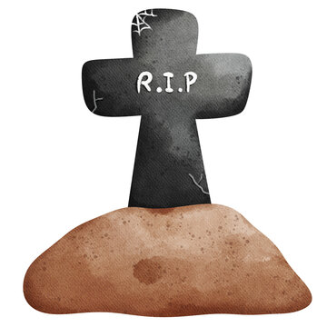 Halloween Tombstone Clipart