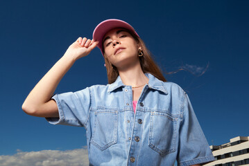 group of cool friends hanging in the rooftop