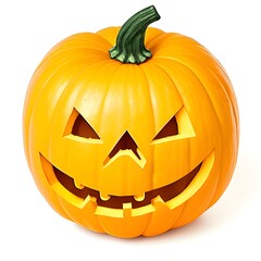 Fototapeta premium ghost pumpkin on white background