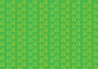 seamless pattern themed flat design about plant leaves