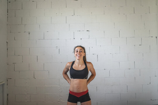 artistic gymnastics athlete training in a gym