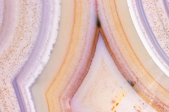 Agate Banding Patterns, Close Up  