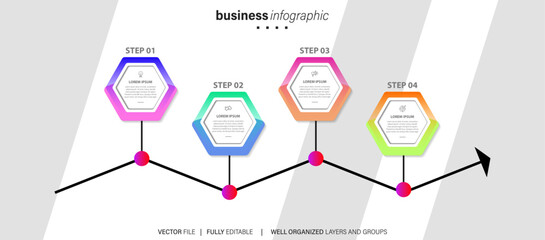 Colorful statistics or economy concept infographic charts set. Business design elements for presentation slide templates. For corporate report, advertising, leaflet layout and poster design.
