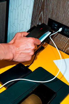 man about to make a phone call