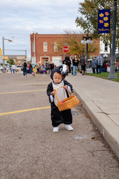 Toddler In Halloween Costume