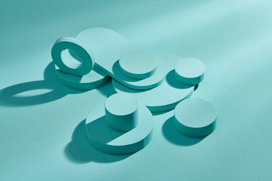  Pedestal or platform, background for product presentation