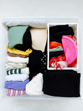 Organised sock drawer