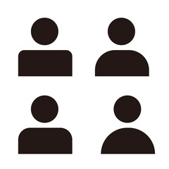 人シルエットアイコンセット