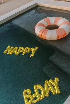 happy birthday pool party