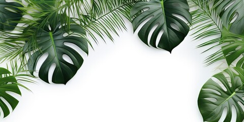 Verdant Whispers: Monstera Leaves Poetry Generative AI