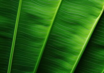 Banana Leaf Dreams: Tranquil Tropical Haven Generative AI