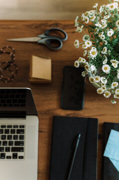 Photographer post-production workplace 