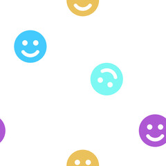 seamless set of colorful balls